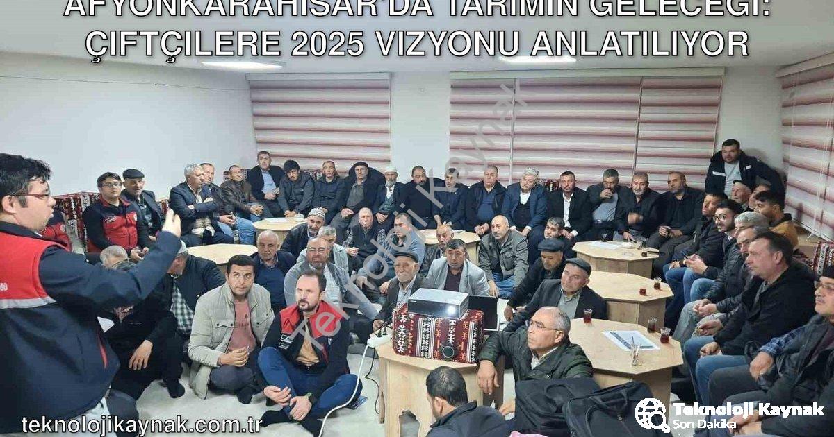 "Afyonkarahisar'da Tarımın Geleceği: Çiftçilere 2025 Vizyonu Anlatılıyor" başlıklı haber için fotore