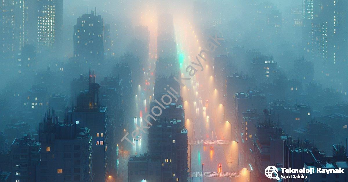 "Denizli'de Yoğun Sis Alarmı: Görüş Mesafesi 10 Metreye Düştü" başlıklı haber için fotorealistik, pr
