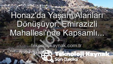 Honaz’da Yaşam Alanları Dönüşüyor: Emirazizli Mahallesi’nde Kapsamlı Çevre Düzenleme Çalışmaları Hız Kazandı