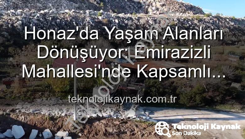 çevre düzenleme çalışmaları - Honaz'da Yaşam Alanları Dönüşüyor: Emirazizli Mahallesi'nde Kapsamlı Çevre Düzenleme Çalışmaları Hız Kazandı