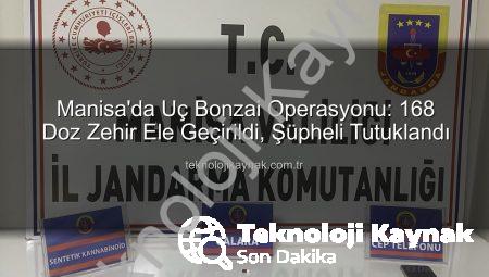 Manisa’da Uç Bonzai Operasyonu: 168 Doz Zehir Ele Geçirildi, Şüpheli Tutuklandı
