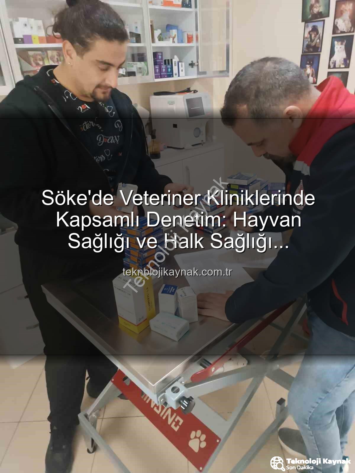 veteriner klinik denetimi - Söke'de Veteriner Kliniklerinde Kapsamlı Denetim: Hayvan Sağlığı ve Halk Sağlığı Önceliklendirildi