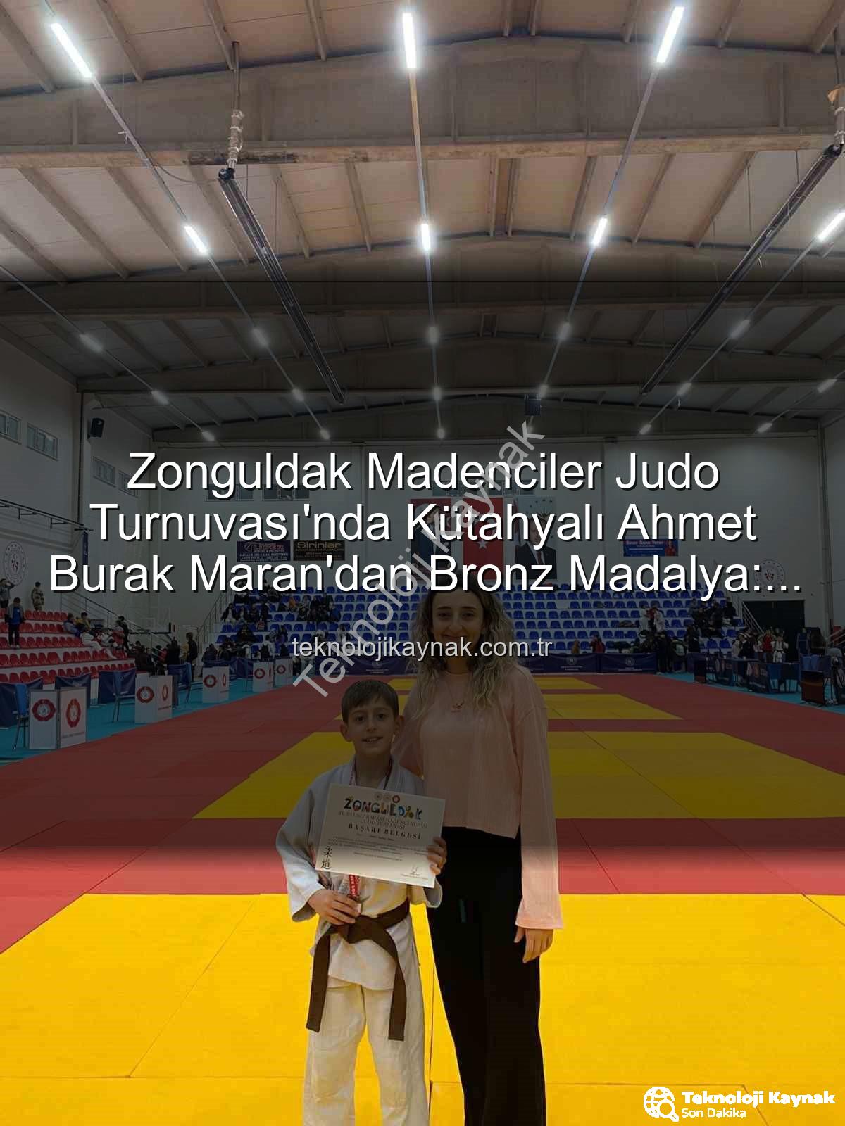Ahmet Burak Maran - Zonguldak Madenciler Judo Turnuvası'nda Kütahyalı Ahmet Burak Maran'dan Bronz Madalya: Genç Yetenek Sahneye Çıktı!