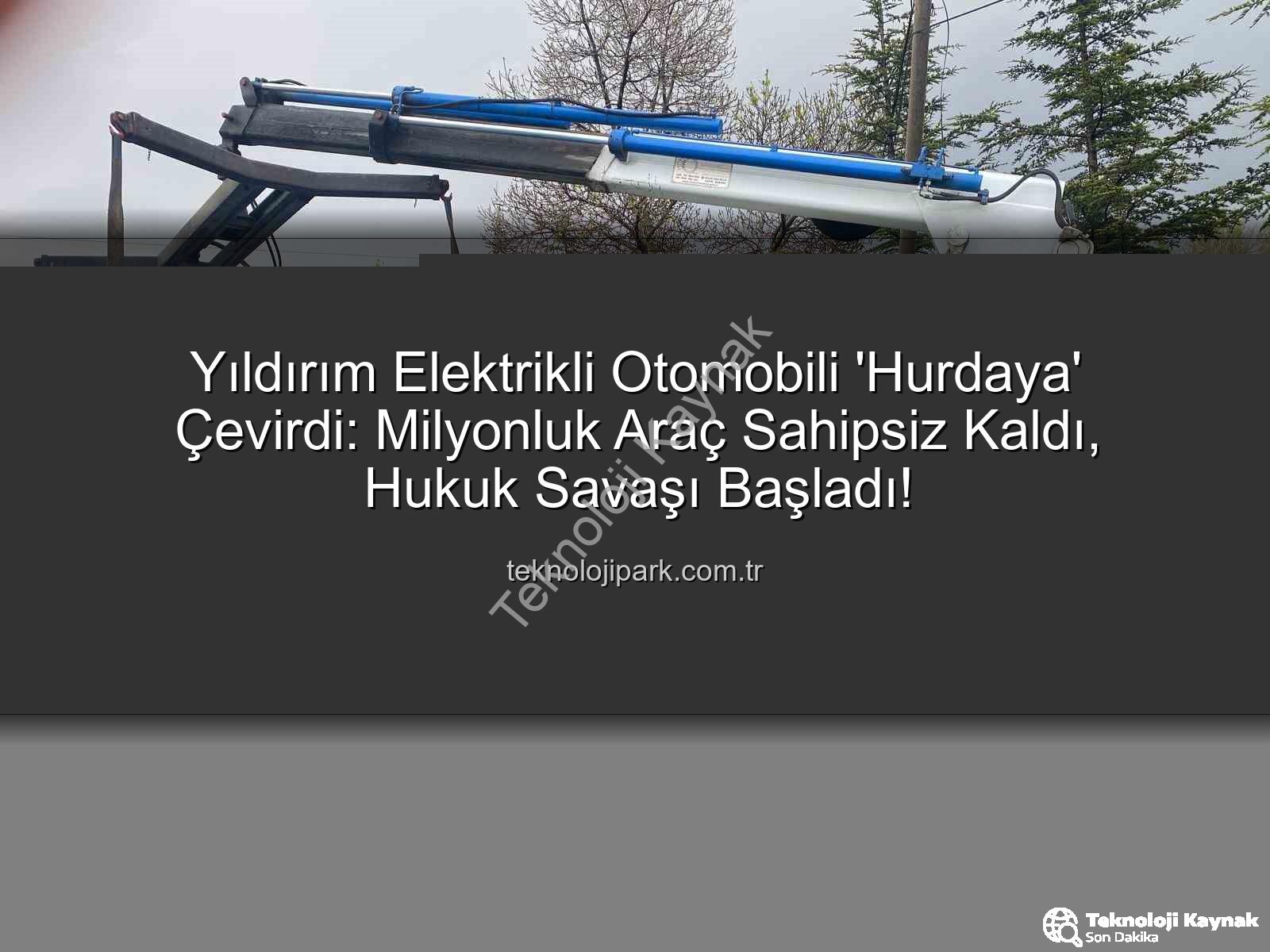 elektrikli otomobil - Yıldırım Elektrikli Otomobilini 'Hurdaya' Çevirdi: Milyonluk Araç Serviste Çaresiz Kaldı