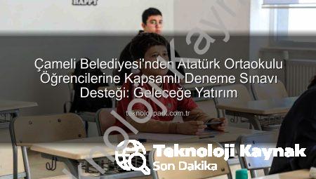 Çameli Belediyesi’nden Eğitim Hamlesi: Öğrencilere Deneme Sınavı Desteğiyle Başarıya Yönlendirme